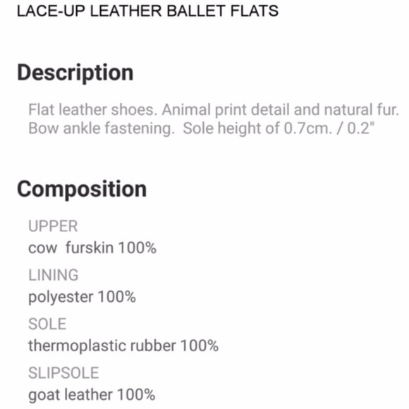 Zara Lace-up Leather Ballet flats leopard animal US 6 EU 36 NWT - Picture 4 of 5